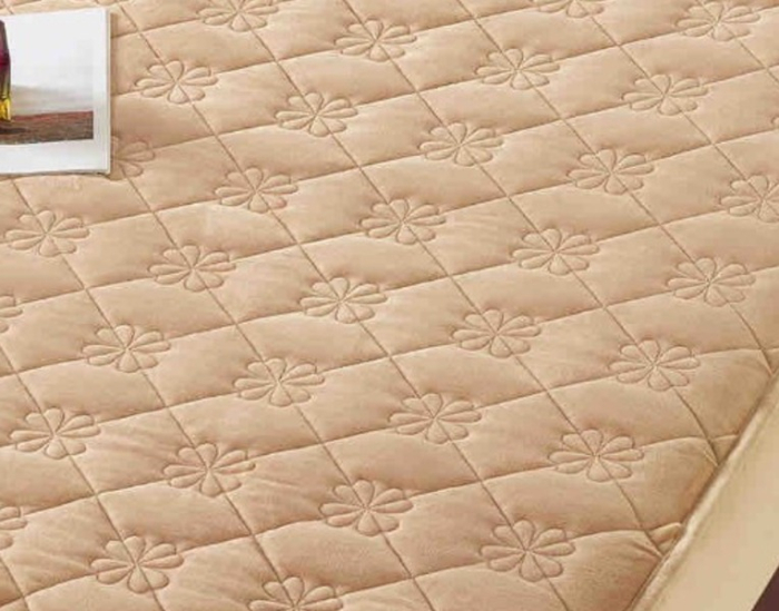 Husa Tip Topper Din Catifea 140x200 + 2 Fete De Perna [3]