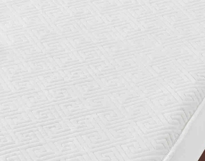 Husa de Pat Matlasata Tip Topper Catifea, 160x200 cm, cu 2 Fete de Perna - Alb [3]