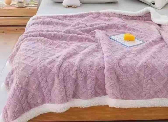 Patura Cocolino cu Blanita, 200x230 cm - Lila [2]
