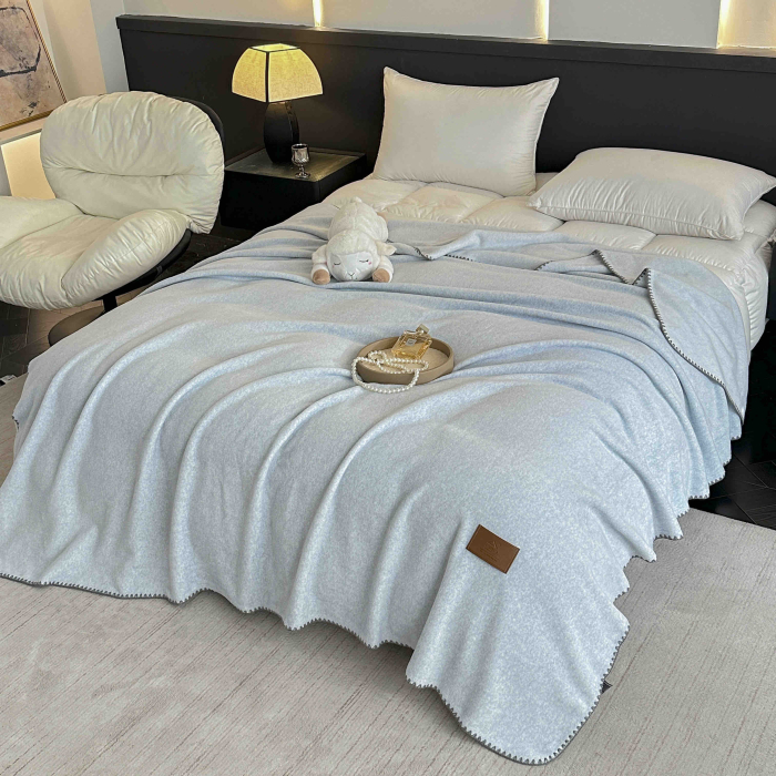 Pătură Cocolino Ultra Soft – Textura de Cașmir, 200x230cm, cu geanta de depozitare [2]