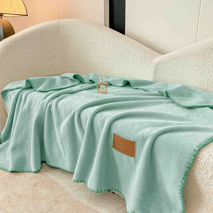 Pătură Cocolino Ultra Soft – Textura de Cașmir, cu capse, 100x140cm [4]
