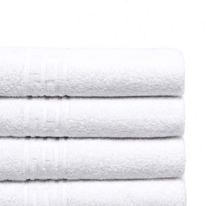 Prosoape de Baie Bumbac 100%, Set 12 Bucati, 500 g/m2, Maini Fata Corp - Alb [3]