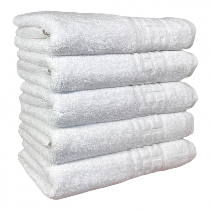 Set 5 Prosoape Baie, Bumbac 100% Alb [1]