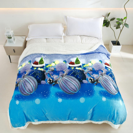 Pături Cocolino Cu Blanita - Crăciun - Patura Cocolino Cu Blanita - Colectia Craciun
