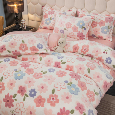 Lenjerie Pat Dublu Cocolino 4 Piese, Cu Elastic – Calduroasa Si Moale [2]