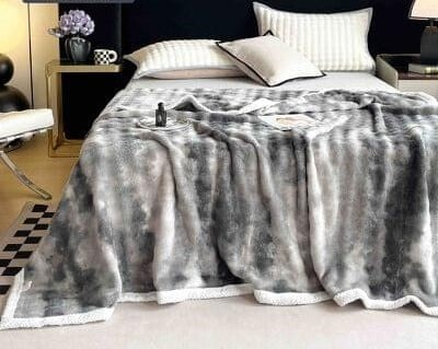 Paturi Imblanite Catifelate - Patura Cocolino Cu Bordura Alba