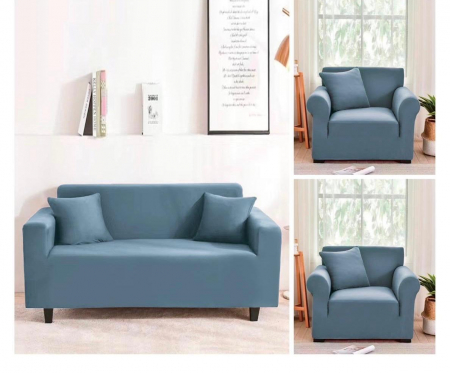 Huse Canapele & Fotolii - Set Husa elastica canapea 2 locuri si 2 fotolii