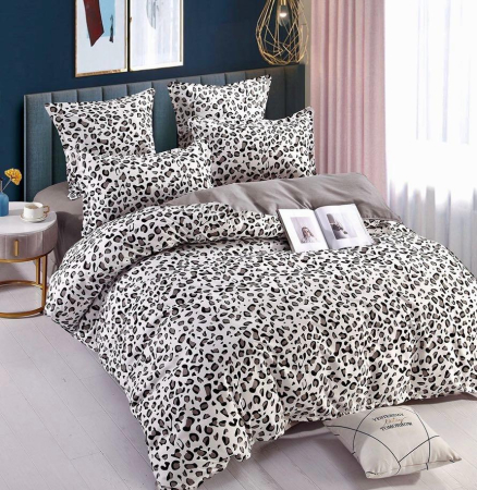 Lenjerii Bumbac Finet Fara Elastic - Lenjerie Din Bumbac Tip Finet 6 Piese Pentru Pat Dublu