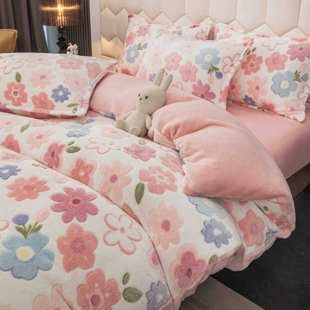 Lenjerie Pat Dublu Cocolino 4 Piese, Cu Elastic – Calduroasa Si Moale [1]