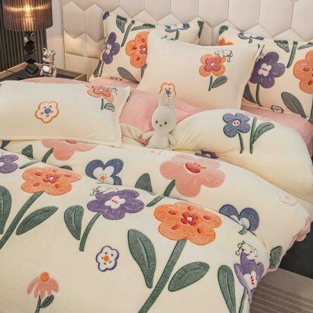 Lenjerie Pat Dublu Cocolino 4 Piese, Cu Elastic – Calduroasa Si Moale [1]