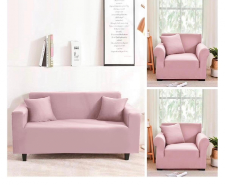Huse Canapele & Fotolii - Set Husa elastica canapea 2 locuri si 2 fotolii