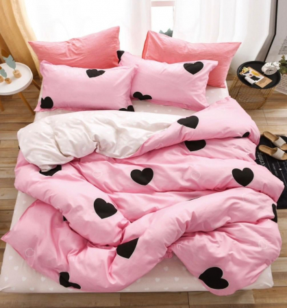 OFERTE SPECIALE - Lenjerie Din Bumbac Tip Finet 6 Piese Pentru Pat Dublu