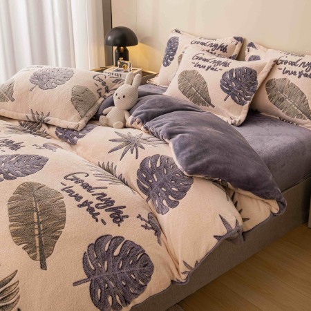 Lenjerie Pat Dublu Cocolino 4 Piese, Cu Elastic – Calduroasa Si Moale [2]