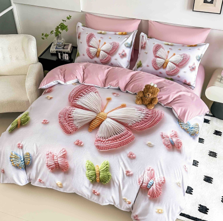 Lenjerii Bumbac Finet 5D - Lenjerie Bumbac Finet 6 Piese Cu Elastic 5D