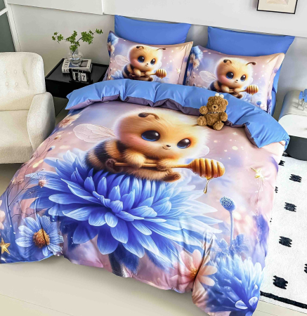 Lenjerii Bumbac Finet 5D - Lenjerie Bumbac Finet 6 Piese Cu Elastic 5D