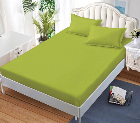Huse De Pat Finet Bumbac - Husa de pat cu elastic din Bumbac Finet + 2 Fete de Perna