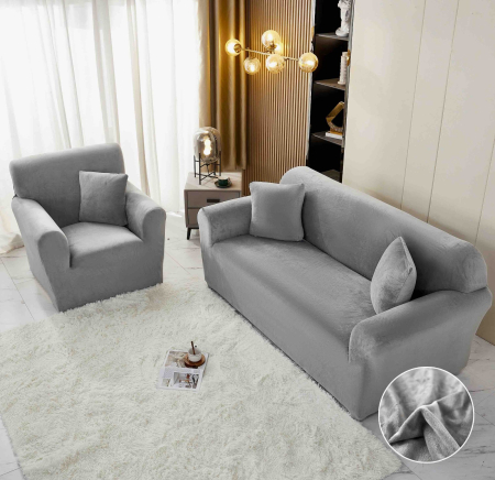 Huse Canapea 3 Locuri Catifea - Husa Canapea 3 Locuri Catifea