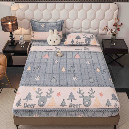 Huse De Pat Cocolino - Husa de pat cu elastic cocolino + 2 Fete de Perna