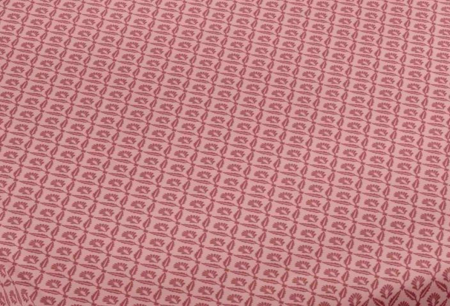 Husa de Pat cu Elastic Bumbac Finet, 180x200 cm, cu 2 Fete de Perna - Roz, Model [2]