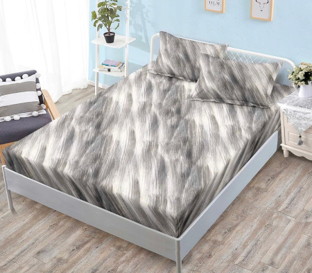 Huse De Pat Finet Bumbac - Husa de pat cu elastic din Bumbac Finet + 2 Fete de Perna