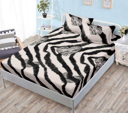 HUSE DE PAT - Husa de pat cu elastic din Bumbac Finet + 2 Fete de Perna