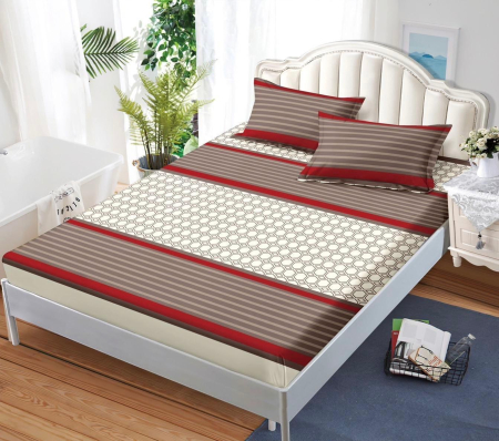 Huse De Pat Finet Bumbac - Husa de pat cu elastic din Bumbac Finet + 2 Fete de Perna