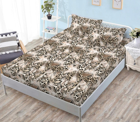 HUSE DE PAT - Husa de pat cu elastic din Bumbac Finet + 2 Fete de Perna