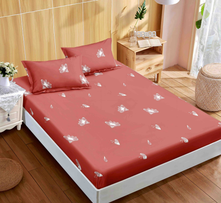 HUSE DE PAT - Husa de pat cu elastic din Bumbac Finet + 2 Fete de Perna