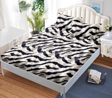 HUSE DE PAT - Husa de pat cu elastic din Bumbac Finet + 2 Fete de Perna