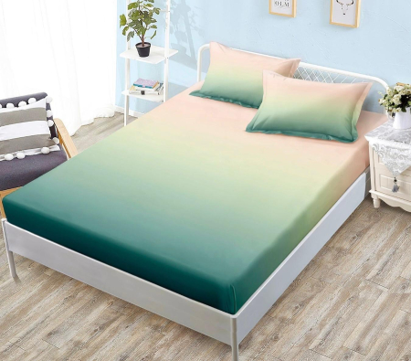 HUSE DE PAT - Husa de pat cu elastic din Bumbac Finet + 2 Fete de Perna