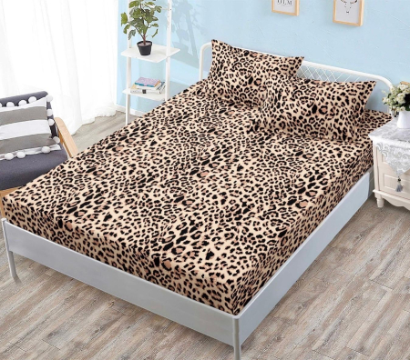 HUSE DE PAT - Husa de pat cu elastic din Bumbac Finet + 2 Fete de Perna