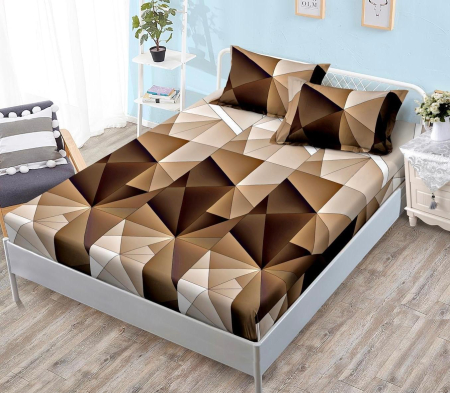 Huse De Pat Finet Bumbac - Husa de pat cu elastic din Bumbac Finet + 2 Fete de Perna