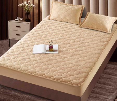 Husa Tip Topper Din Catifea 140x200 + 2 Fete De Perna [1]