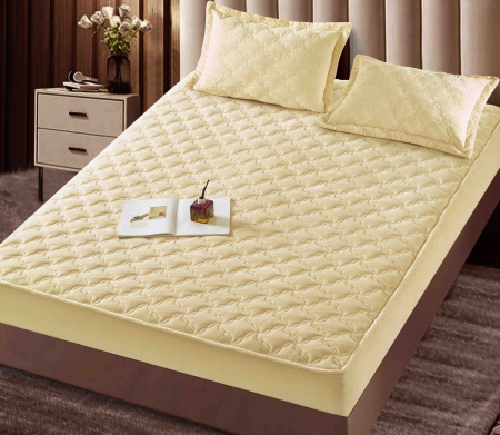 Husa Tip Topper Din Catifea 140x200 + 2 Fete De Perna [1]