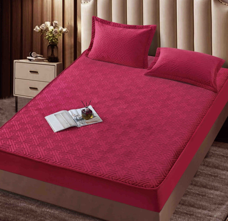 Husa Tip Topper Din Catifea 160x200 + 2 Fete De Perna - Copie [1]
