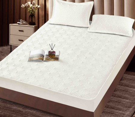 Husa Tip Topper Din Catifea 180x200 + 2 Fete De Perna [1]