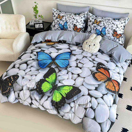 Lenjerii Bumbac Finet 5D - Lenjerie Bumbac Finet 6 Piese Cu Elastic 5D