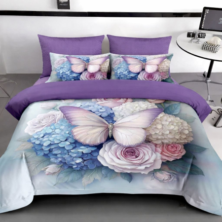 Lenjerii Bumbac Finet 5D - Lenjerie Bumbac Finet 6 Piese Cu Elastic 5D