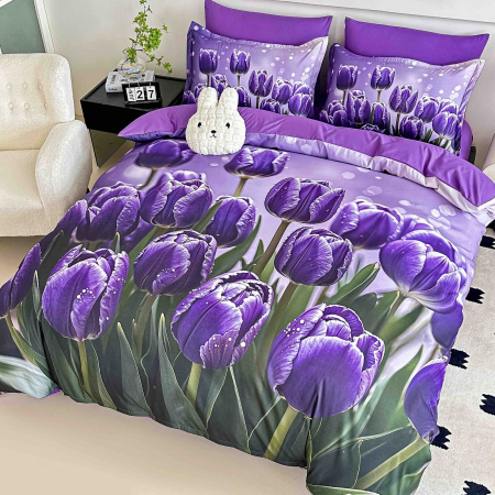 Lenjerii Bumbac Finet 5D - Lenjerie Bumbac Finet 6 Piese Cu Elastic 5D