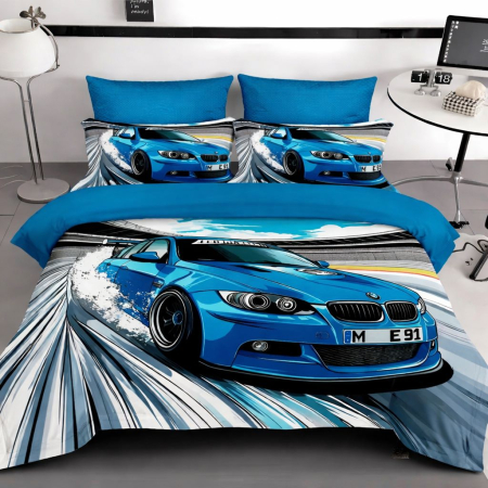 Lenjerii Bumbac Finet 5D - Lenjerie Bumbac Finet 6 Piese Cu Elastic 5D