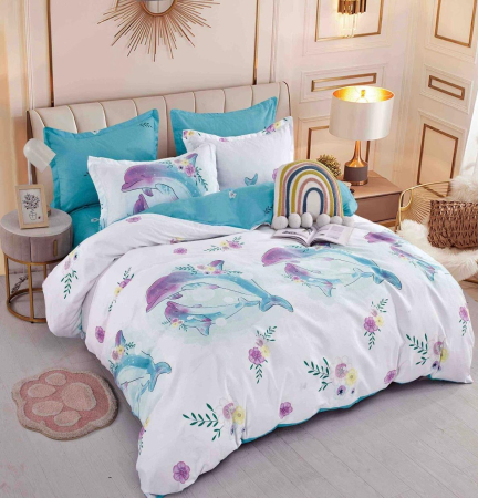 Lenjerii Pat 1 Persoana Bumbac Tip Finet - Lenjerie De Pat 1 Persoana