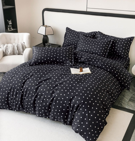Oferta 2 Lenjerii Bumbac Finet La Doar 219 RON - Lenjerie de Pat Bumbac Finet, Pat Dublu, 6 Piese