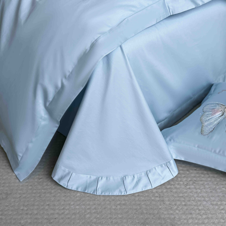 Lenjerie de pat Deluxe, 100% Bumbac Satinat, cu broderie, 4 piese [4]