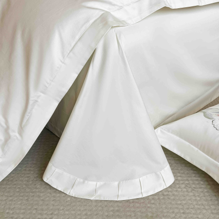 Lenjerie de pat Deluxe, 100% Bumbac Satinat, cu broderie, 4 piese [4]