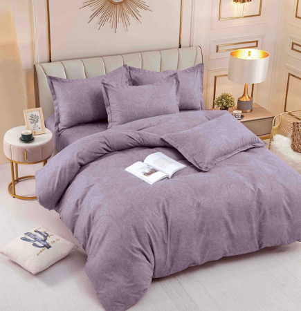 Lenjerii Bumbac Finet Fara Elastic - Lenjerie Din Bumbac Tip Finet 6 Piese Pentru Pat Dublu