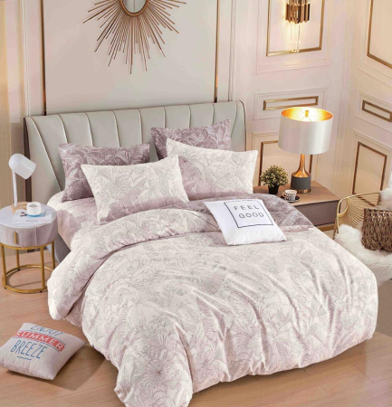 Lenjerii Bumbac Finet Fara Elastic - Lenjerie Din Bumbac Tip Finet 6 Piese Pentru Pat Dublu