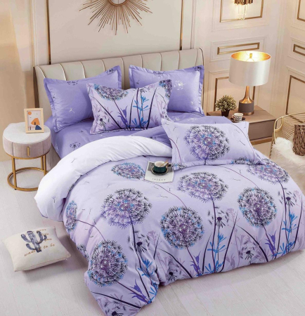 OFERTE SPECIALE - Lenjerie Pat Dublu, Bumbac Finet, 6 Piese, CU ELASTIC