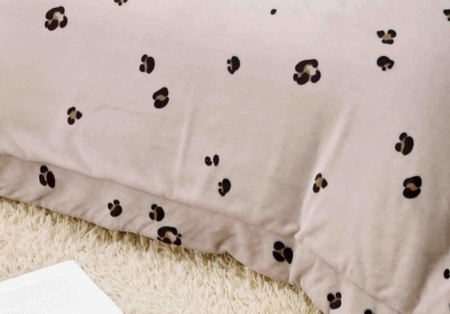 Patura Cocolino cu Blanita, 200x230 cm - Crem, Leopard [2]