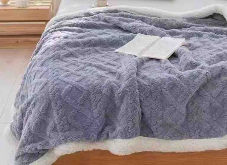 Patura Cocolino cu Blanita, 200x230 cm - Gri [1]