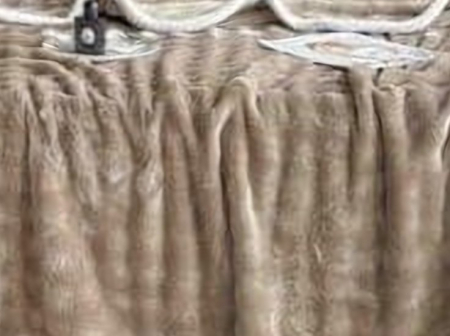 Patura Cocolino cu Bordura Alba, Pat Dublu, 200x230 cm - Cappuccino [1]
